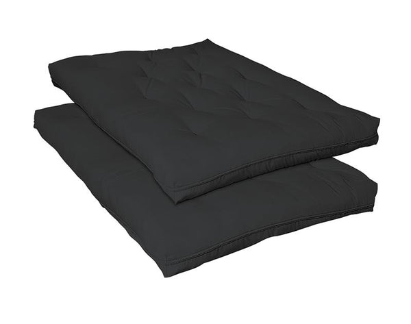 9" Deluxe Innerspring Futon Pad Black - 2009IS