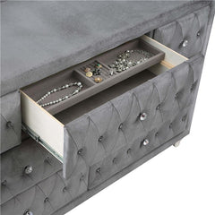 Deanna 7-drawer Rectangular Dresser Grey - 205103