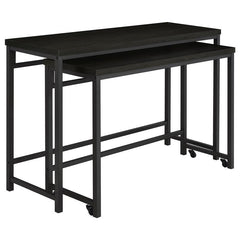 Hawes 4-piece Multipurpose Counter Height Table Set Black - 182724