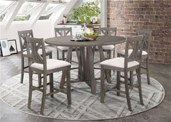 Athens 7-piece Counter Height Dining Set Barn Grey - 109858-S7