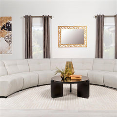 Charlotte 5-piece Upholstered Modular Sectional Sofa Ivory - 551300-S5