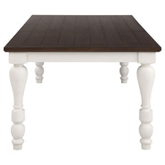 Madelyn 5-piece Rectangle Dining Set Dark Cocoa and Coastal White - 110381-S5