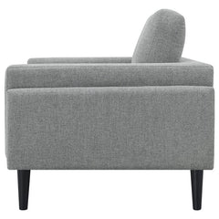 Rilynn Upholstered Track Arm Accent Chair Grey - 509526