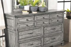 Avenue 8-drawer Dresser Weathered Grey - 224033
