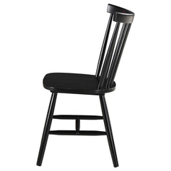 Hollyoak Windsor Spindle Back Dining Side Chairs Black (Set of 2) - 183042
