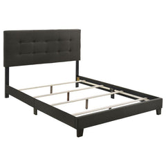 Mapes Upholstered Full Panel Bed Charcoal - 305746F