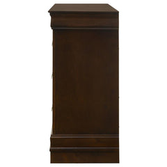 Louis Philippe 6-drawer Dresser Cappuccino - 202413