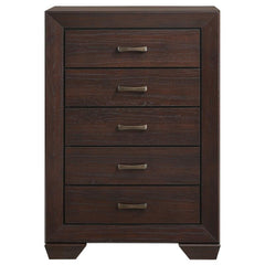 Dorian 5-piece California King Bedroom Set Dark Cocoa - 300762KW-S5