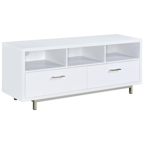 Casey 2-drawer Engineered Wood 60" TV Stand White - 701972