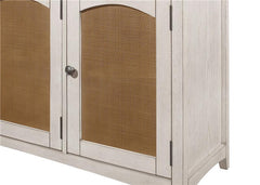Kirby 3-drawer Rectangular Server with Adjustable Shelves Natural and Rustic Off White - 192695