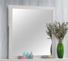 Brantford Rectangle Dresser Mirror Coastal White - 207054