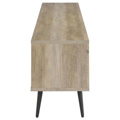 Allie 2-door Engineered Wood 71" TV Stand Distressed Pine - 701076