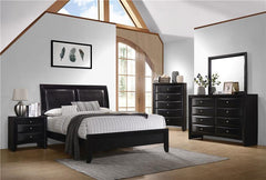 Briana 4-piece Queen Bedroom Set Black - 200701Q-S4
