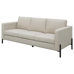 Tilly Upholstered Track Arm Sofa Oatmeal - 509901