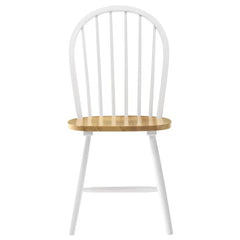 Allison 5-piece Round Drop Leaf Dining Table Set White - 4241-S5