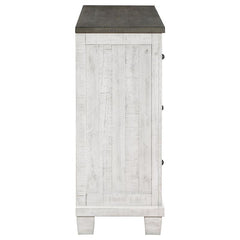 Lilith 7-drawer Dresser Distressed White - 224473