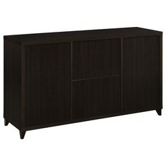 Lewes 4-piece 60" TV Entertainment Center Cappuccino - 700881-S4
