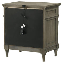 Alderwood 3-drawer Nightstand French Grey - 223122