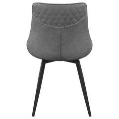 Brassie Upholstered Side Chairs Grey (Set of 2) - 110272