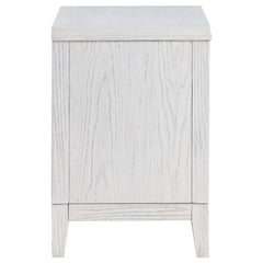 Marielle 2-drawer Nightstand Bedside Table Distressed White - 224842