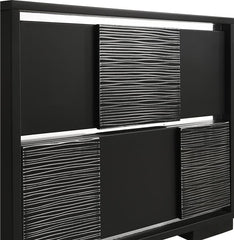 Blacktoft 2-drawer Nightstand Black - 207102