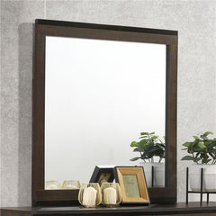 Edmonton Dresser Mirror Rustic Tobacco - 204354