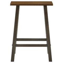 Connie 4-piece Counter Height Set Chestnut and Dark Brown - 192090