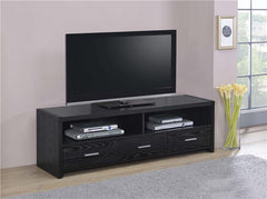 Alton 3-drawer Engineered Wood 62" TV Stand Black Oak - 700645
