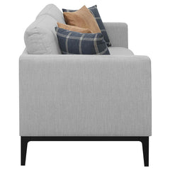 Apperson Upholstered Track Arm Sofa Light Grey - 508681