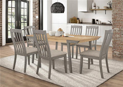 Nogales Slat Back Side Chairs Coastal Grey (Set of 2) - 109812