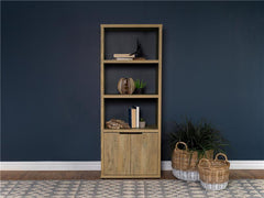 Tabby 3-shelf Engineered Wood Media Tower Mango - 701703