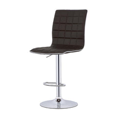 Ashbury Upholstered Adjustable Bar Stools Black and Chrome (Set of 2) - 122087