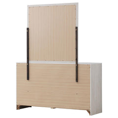 Brantford 6-drawer Dresser with Mirror Coastal White - 207053M
