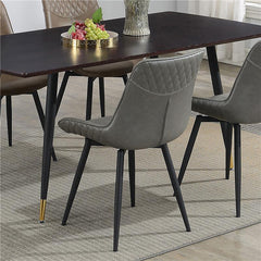 Brassie Upholstered Side Chairs Grey (Set of 2) - 110272