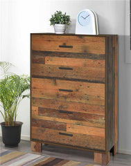 Sidney 5-drawer Bedroom Chest Rustic Pine - 223145