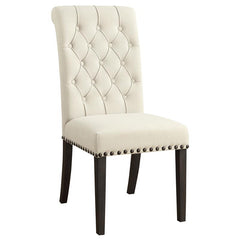 Phelps Rectangular Trestle Dining Set Antique Noir and Beige - 121231-S5