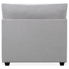 Cambria Upholstered Armless Chair Grey - 551511
