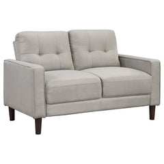 Bowen 3-piece Upholstered Track Arm Tufted Sofa Set Beige - 506785-S3