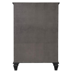 Sandy Beach 5-drawer Chest Black - 201325
