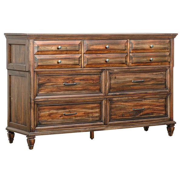 Avenue 8-drawer Dresser Weathered Burnished Brown - 223033