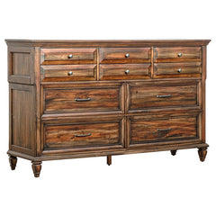 Avenue 5-piece Queen Bedroom Set Weathered Burnished Brown - 223031Q-S5
