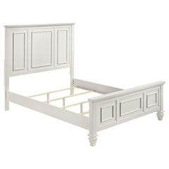Sandy Beach 5-piece California King Bedroom Set Cream White - 201301KW-S5