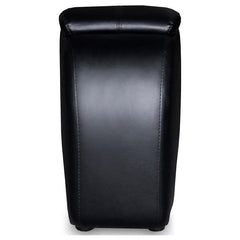 Cyrus Upholstered Home Theater Storage Wedge Console Black - 600002