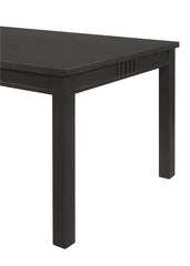 Marbrisa Rectangular Dining Table Matte Black - 123071