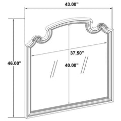 Celina Dresser Mirror Black - 224764
