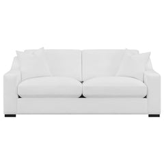 Ashlyn 3-piece Upholstered Sloped Arm Sofa Set White - 509891-S3