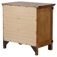 Brenner 3-drawer Night Stand Rustic Honey - 205262