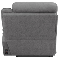 Higgins Upholstered RAF Power Recliner Grey - 600370B3