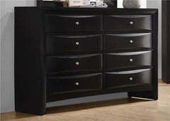 Briana Rectangular 8-drawer Dresser Black - 200703