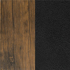 Santana 5-piece Pub Height Bar Table Set Weathered Chestnut and Black - 182002